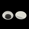 Black & White Plastic Wiggle Googly Eyes Buttons DIY Scrapbooking Crafts Toy Accessories with Label Paster on Back X-KY-S002B-15mm-1