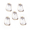 Alloy Enamel Pendants ENAM-M046-12G-D-3