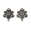 Tibetan Style Alloy Connector Charms AL-CBA8479-08AS-1