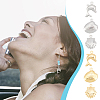 48Pcs 6 Style 304 Stainless Steel Charms STAS-UN0054-81-6