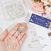 40Pcs Brass Clip-on Earring Converters Findings KK-SC0004-70S-3
