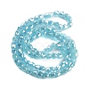Electroplate Glass Beads Strands EGLA-D030-J4mm-B04-3