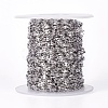 Tarnish Resistant 304 Stainless Steel Dapped Chains STAS-I107-01P-2