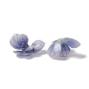 Opaque Resin Bead Caps RESI-L035-12-3