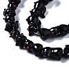 Handmade Bumpy Lampwork Beads Strands LAMP-Q031-003-2