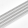 Tarnish Resistant 304 Stainless Steel Curb Chains CHS-S005-02-1