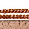 Transparent Glass Beads Strands GLAA-Q118-01A-B09-4