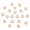 20Pcs Rack Plating Alloy Glass Charms FIND-YW0008-64F-1