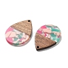 Resin and Walnut Pendants FIND-R051-15C-2