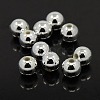 Plating Plastic Acrylic Round Beads PACR-L003-12mm-S-1