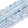 Natural Aquamarine Beads Strands G-F459-37A-1