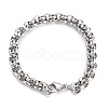 Tarnish Resistant 304 Stainless Steel Rolo Chain Bracelets BJEW-Z011-14P-1