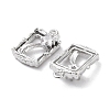 Rack Plating Brass Micro Pave Cubic Zirconia Pendants KK-K333-90P-2