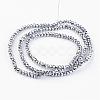 Electroplate Glass Bead Strands EGLA-G014-2mm-FP03-1