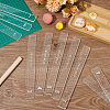 10Pcs 5 Style Acrylic Clay Depth Guides TOOL-WH0159-40-5