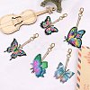 Butterfly DIY Diamond Painting Pendant Decoration Kits PW-WG10066-01-3