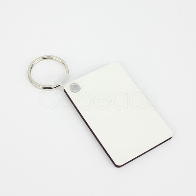 Sublimation Double-Sided Blank MDF Keychains LS-ZXFQ-PW0001-050-1