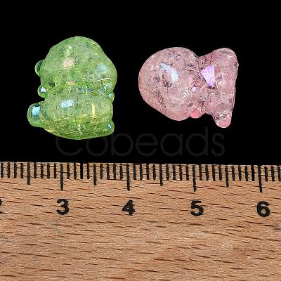 Transparent Crackle Acrylic Beads AC-CBA4496-03-1