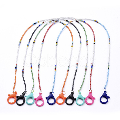 Personalized Beaded Necklaces NJEW-JN02853-1