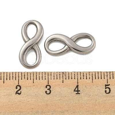 Non-Tarnish 304 Stainless Steel Connector Charms STAS-O004-02P-1