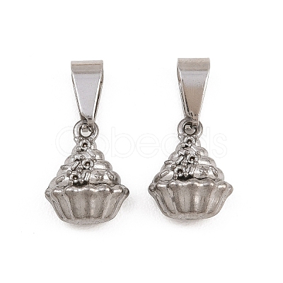 304 Stainless Steel Pendants STAS-B167-21B-P-1