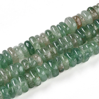 Natural Green Strawberry Quartz Beads Strands G-T141-24-1