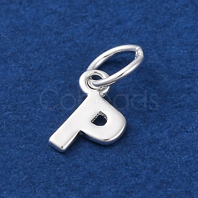 925 Sterling Silver Letter Charms LS-STER-C012-01S-P-1