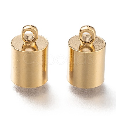 Brass Cord Ends KK-H759-41I-G-1