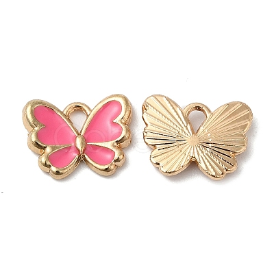 Eco-friendly Alloy Enamel Charms PALLOY-M212-11G-1