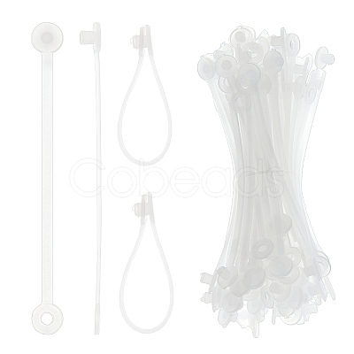 300Pcs PP Plastic Price Tag Chains FIND-FH0011-69B-1
