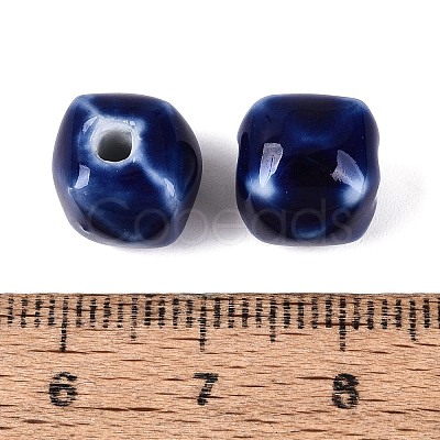 Vintage Handmade Porcelain Beads PORC-N013-18-04-1