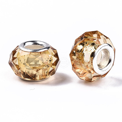 Transparent Resin European Beads RPDL-T003-003-B09-1