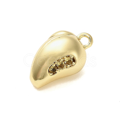 Brass Micro Pave Cubic Zirconia Pendants KK-L229-001G-08-1