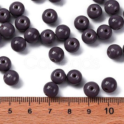 Opaque Colours Glass Seed Beads SEED-Z004-P8MM-01-1