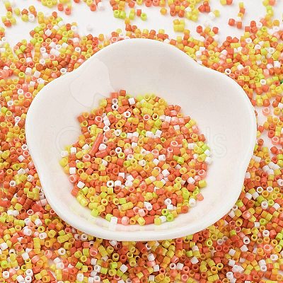 Baking Paint Glass Seed Beads SEED-S042-05B-44-1