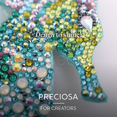 Preciosa® Crystal Hotfix Flatback Stones Y-PRC-HSS12-10330-1