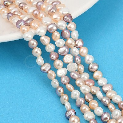 Natural Cultured Freshwater Pearl Beads Strands PEAR-P064-19G-02M-1
