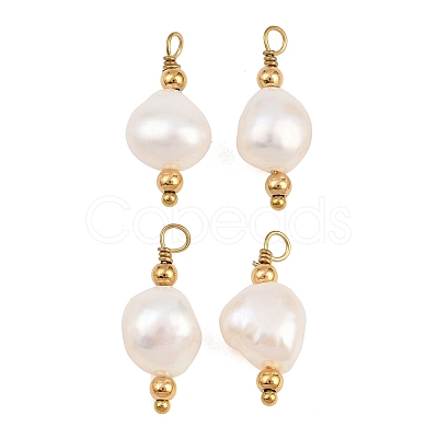 Natural Pearl Pendants PA-CBA0A45-03G-1