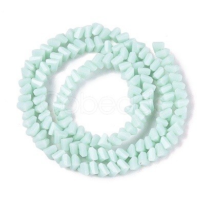 Opaque Glass Beads Strands GLAA-N019-3mm-14-1