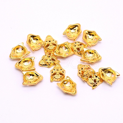 Alloy Cabochons MRMJ-WH0071-18-G-1