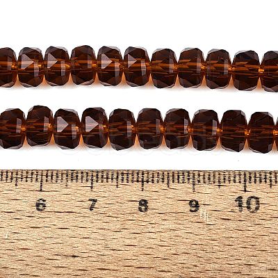 Transparent Glass Beads Strands GLAA-Q114-01A-A15-1