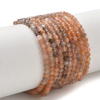 Gradient Natural Multi-Moonstone Beads Strands GG-CBA2E9C-A01-3mm-1