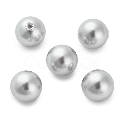 Baking Paint Pearlized Glass Pearl Round Beads HY-Q001-02A-04-1
