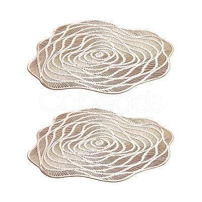 Hollow Rose PVC Hot Pads Holders BT-TAC0001-03B-1