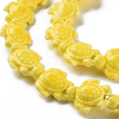 Handmade Porcelain Ceramic Beads Strands PORC-Q265-007B-1