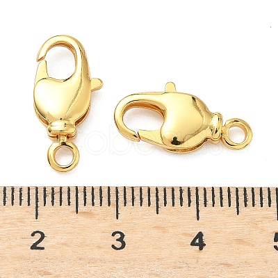 Brass Lobster Claw Clasps KK-H532-17E-G-1