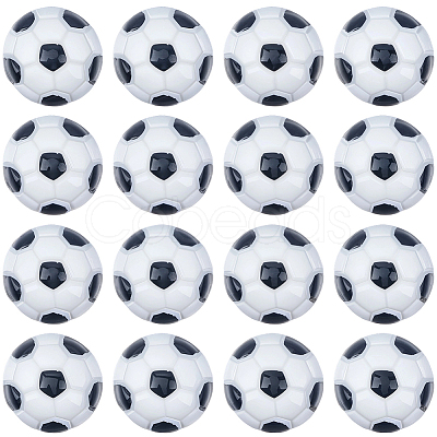 50Pcs Opaque Resin Cabochons RESI-SC0036-54-1