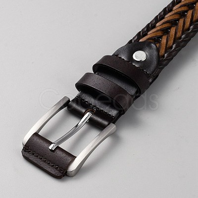Braided Imitation Leather Chain Belts AJEW-WH20020-053D-1