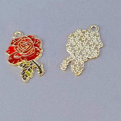Alloy Enamel Pendants FIND-SZC0010-192-1