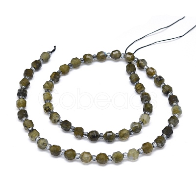 Natural Larvikite Beads Strands G-O201B-27-1